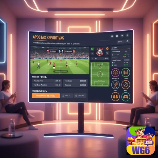 Interface de apostas esportivas do wg6 com opções de jogos.