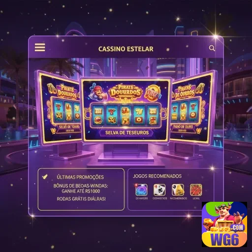 wg6 apresenta slots vibrantes com tema de piratas.