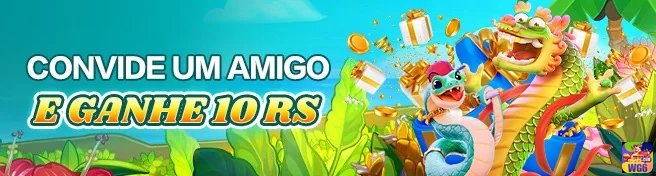 wg6 oferece bônus de 10 reais ao convidar amigos.