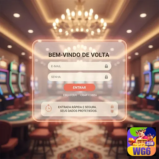 wg6 exibe tela de login para acesso a serviços VIP.