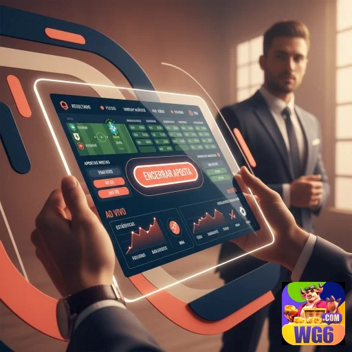 wg6 ilustra serviços VIP e promoções em dispositivos móveis.