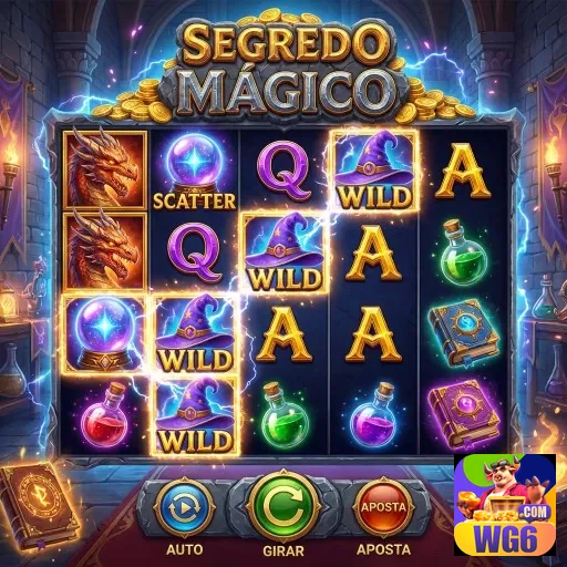 Slots do jogo Segredo Mágico na plataforma wg6.