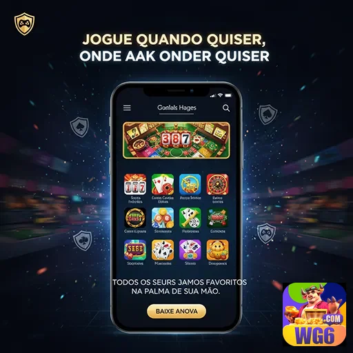 Imagem do app wg6 com jogos VIP disponíveis na tela.