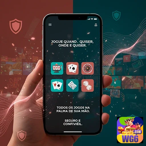 Tela do app wg6 mostrando jogos VIP com segurança.