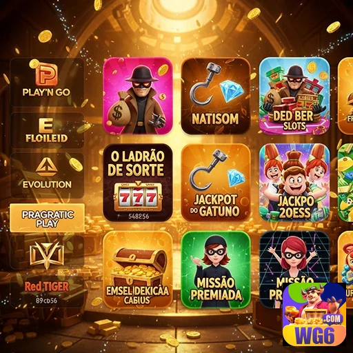 wg6 oferece salas de jogos VIP com diversas opções de slots.
